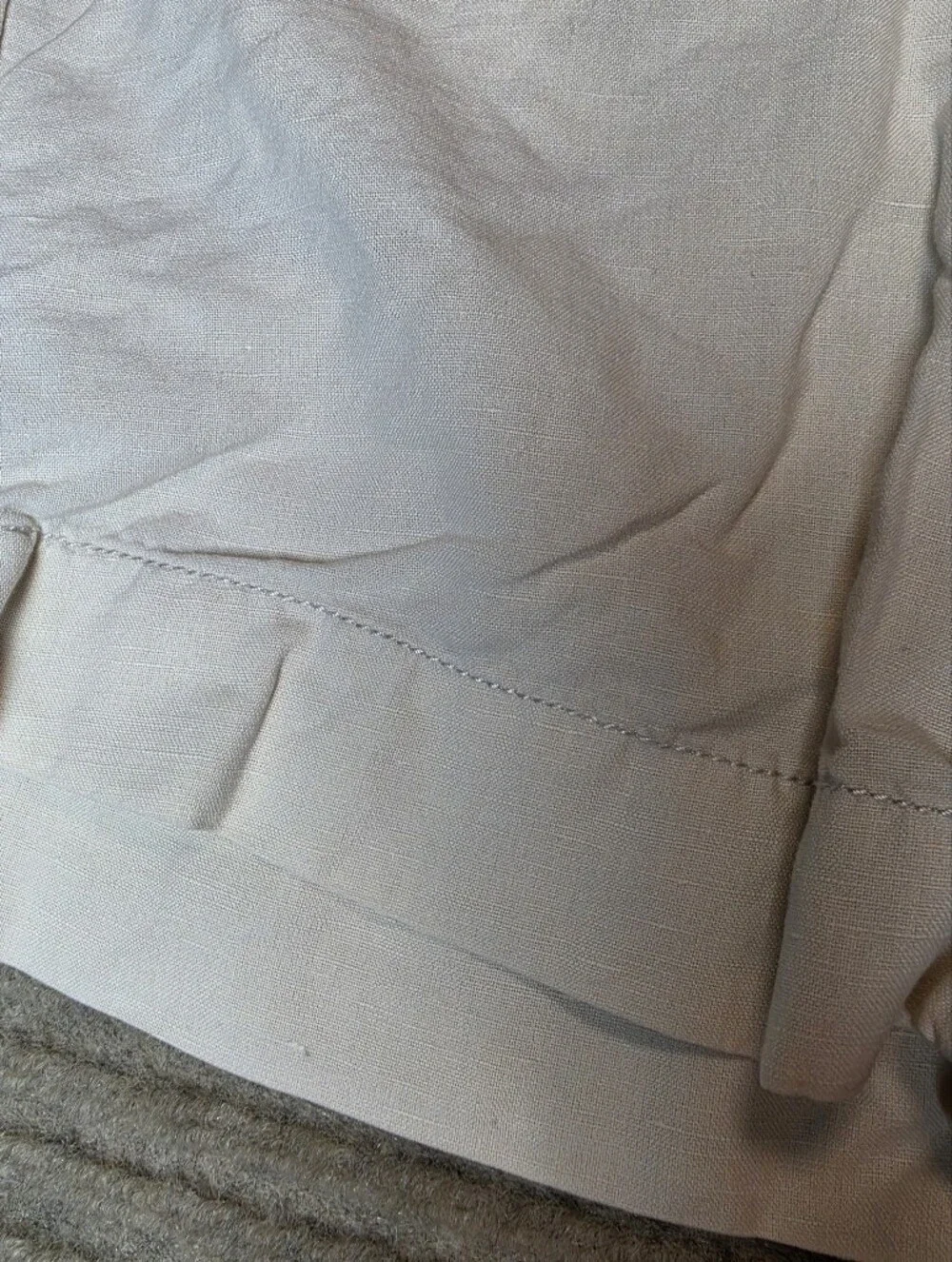 Faherty 7. 5” Stretch Linen Blend Organic Cotton Shorts Men's 31 Ivory